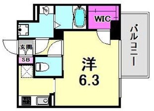 エスライズ御堂筋本町の物件間取画像